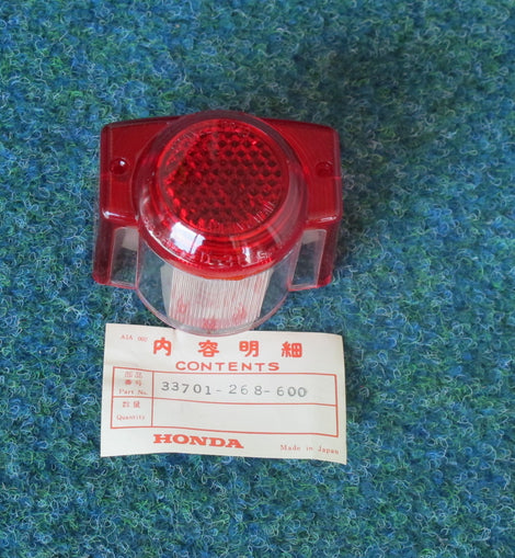 Honda C92, C72, CB72, CB92, Taillight lens NOS
