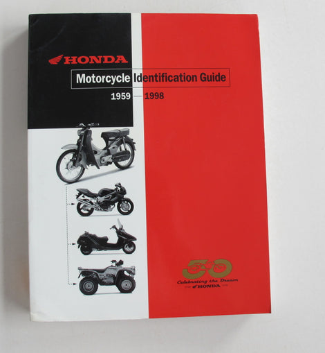 Motorrad Buch Honda Motorcycle Identification Guide 1998