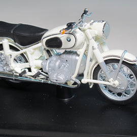 Motorradmodell 1:18 BMW R69S weiss