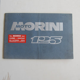 FHB Fahrerhandbuch Moto Morini 125 1977