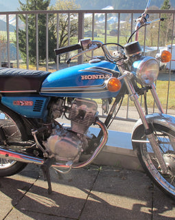 Honda CG125 blau occ.