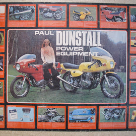 Poster Motorrad Dunstall 1974