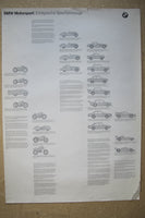 Poster Auto Motorrad BMW Motorsport erfolgreiche Sportfahrzeuge