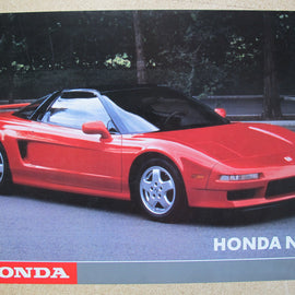 Poster Auto Honda NSX 1. Version rot