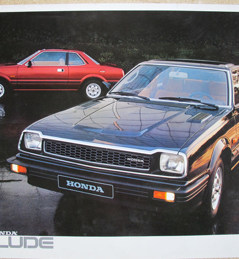 Poster Auto Honda Prelude