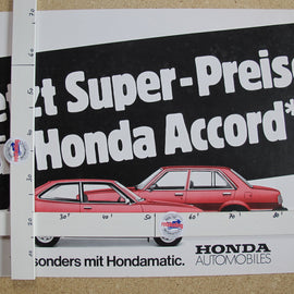 Poster Auto Honda Accord rot