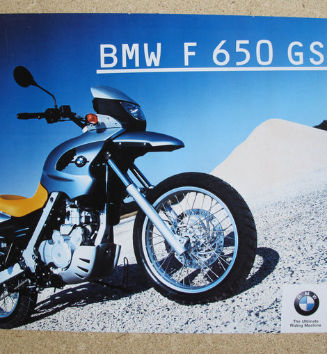 Poster Motorrad BMW F650GS