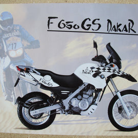 Poster Motorrad BMW F650GS Dakar
