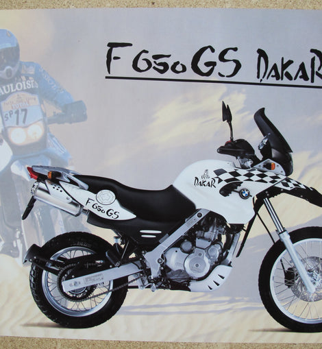 Poster Motorrad BMW F650GS Dakar
