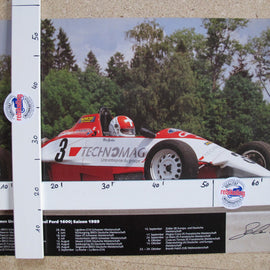 Poster Auto Ford Formel Ford 1600 1989 Urs Gerber
