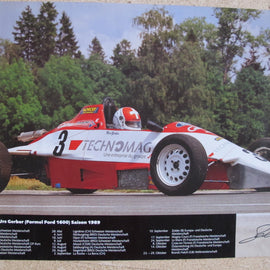 Poster Auto Ford Formel Ford 1600 1989 Urs Gerber