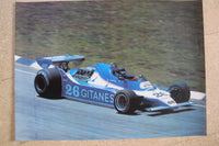 Poster Auto Ligier F1 J. Laffite Gitanes #26