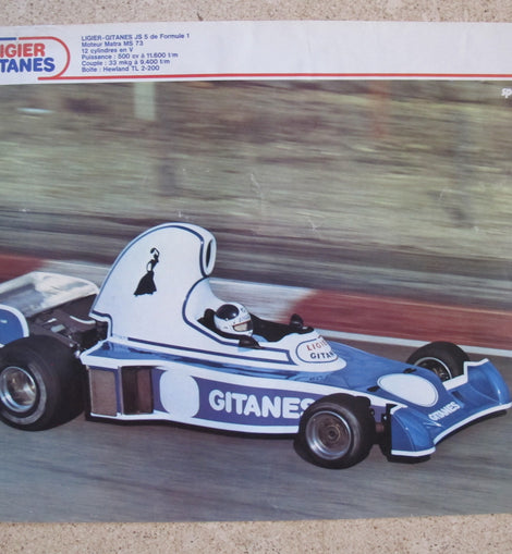 Poster Auto Ligier JS5 Matra MS73
