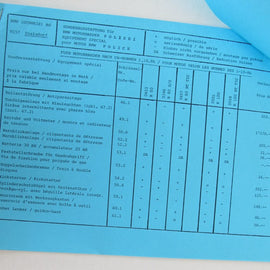 Prospekt BMW Preisliste 1986 10. 01. Behörden Motorräder