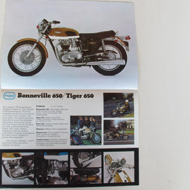 Prospekt Triumph Tiger 650, Bonneville 650