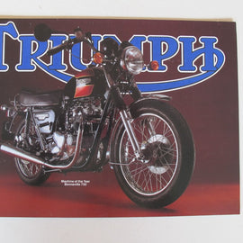 Prospekt Triumph Bonneville 750 T140E(S) 1980
