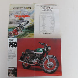 Prospekt Triumph Bonneville750, Tiger750, Saint750, TR7RV