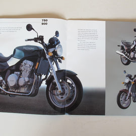 Prospekt Triumph Modellreihe grau