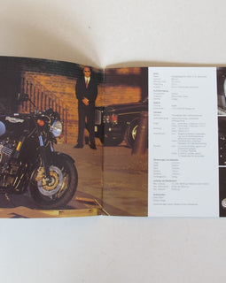 Prospekt Triumph Modellreihe 1996