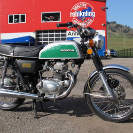 Honda CB125B6/K6 grün-silver occ.